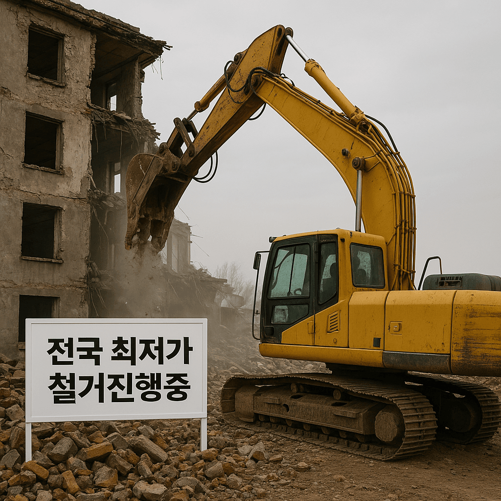 철거 현장 이미지